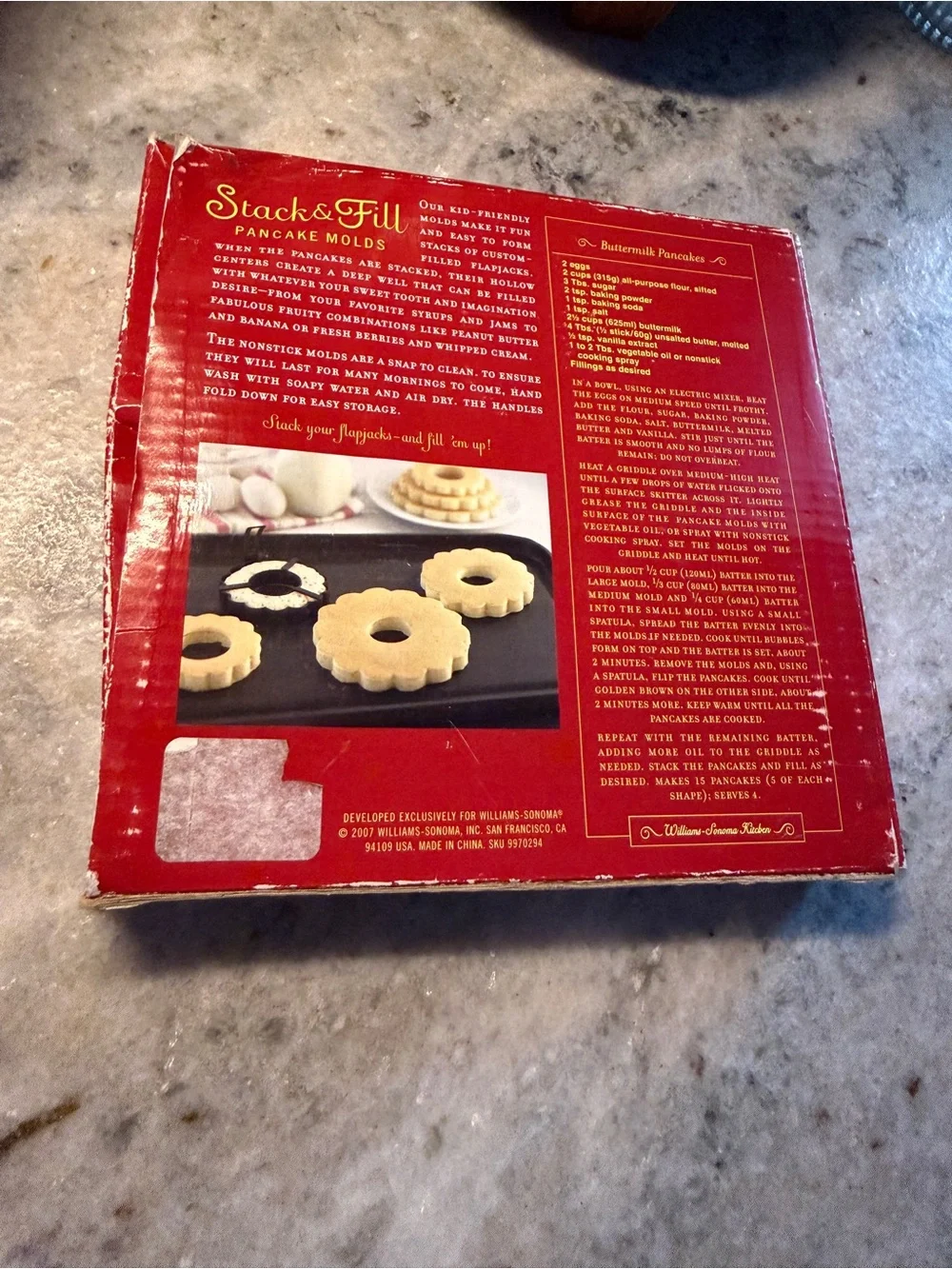 Williams Sonoma Stack & Fill Pancake Molds